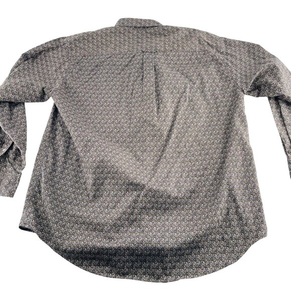 Vintage Trader Bay Mens 100% Cotton Long Sleeve Button-Down Shirt size Large - Picture 4 of 4